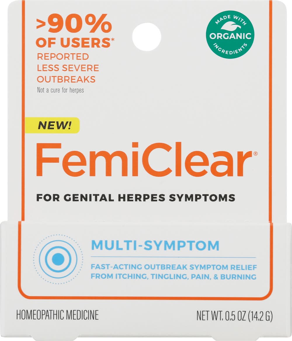 FemiClear Genital Herpes Multi-Symptom Relief (0.5 oz)