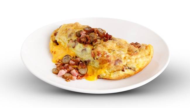 Ham and Mushroom Omelette - Online