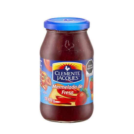 Clemente jacques mermelada de fresa (frasco 470 g)