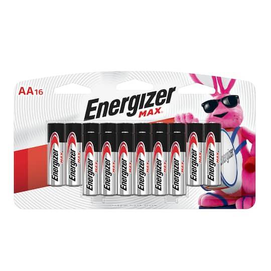 Energizer Max Aa16 Alkaline Batteries, 16Ct.