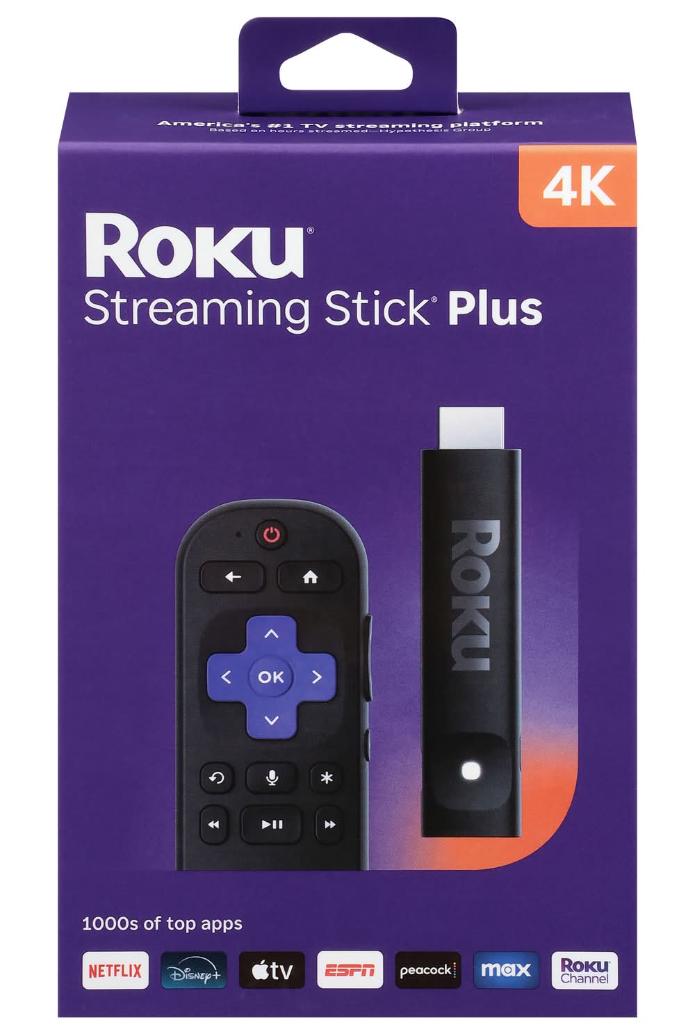 ROKU 4K Streaming Stick Plus For Tv With Voice Remote 2025 (2 ct)
