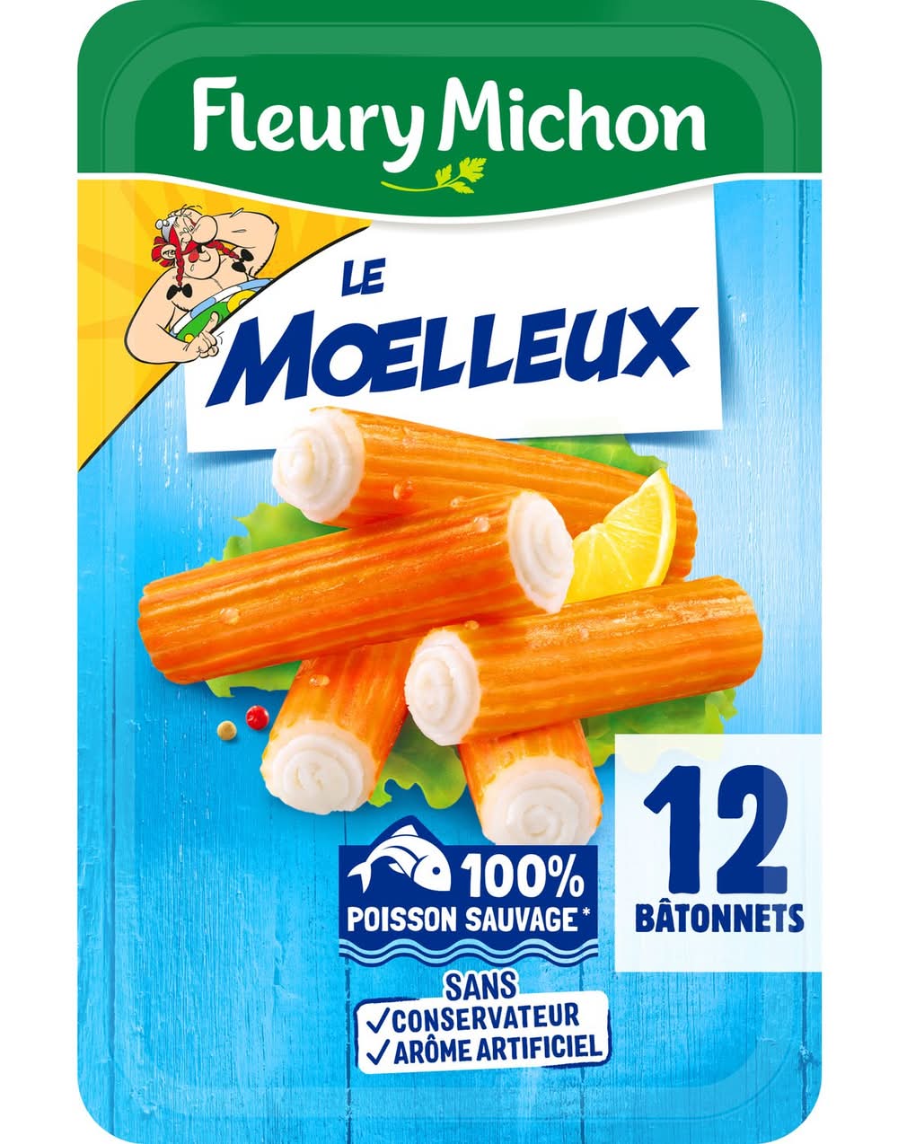 Fleury Michon - Bâtonnets de surimi le moelleux (12)