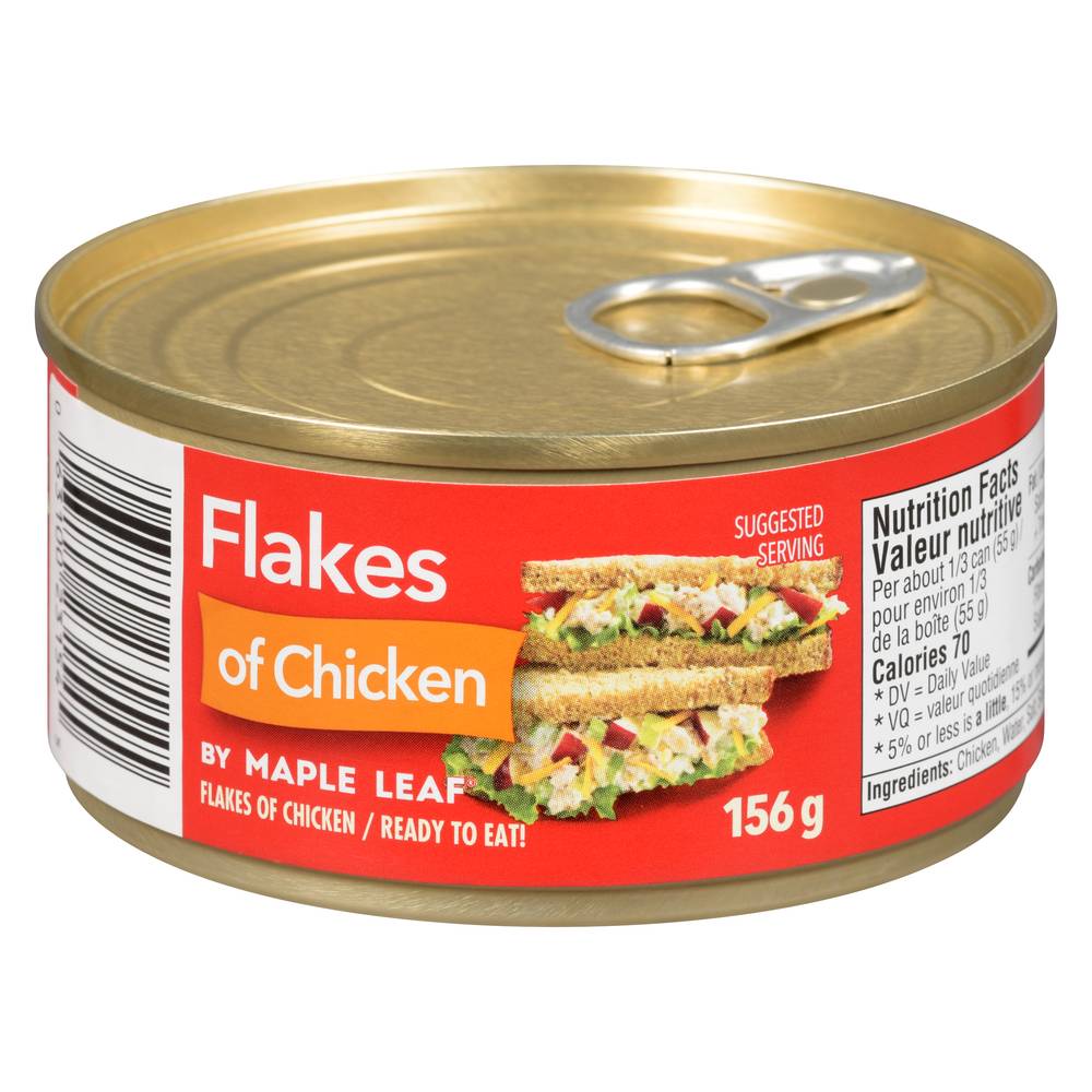 Maple Leaf Flakes Of Chicken By (160 g)