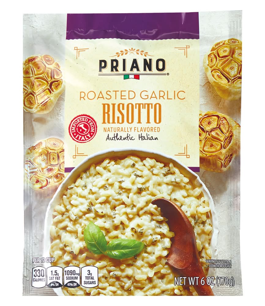 Priano Risotto Mix, Roasted Garlic (6 oz)
