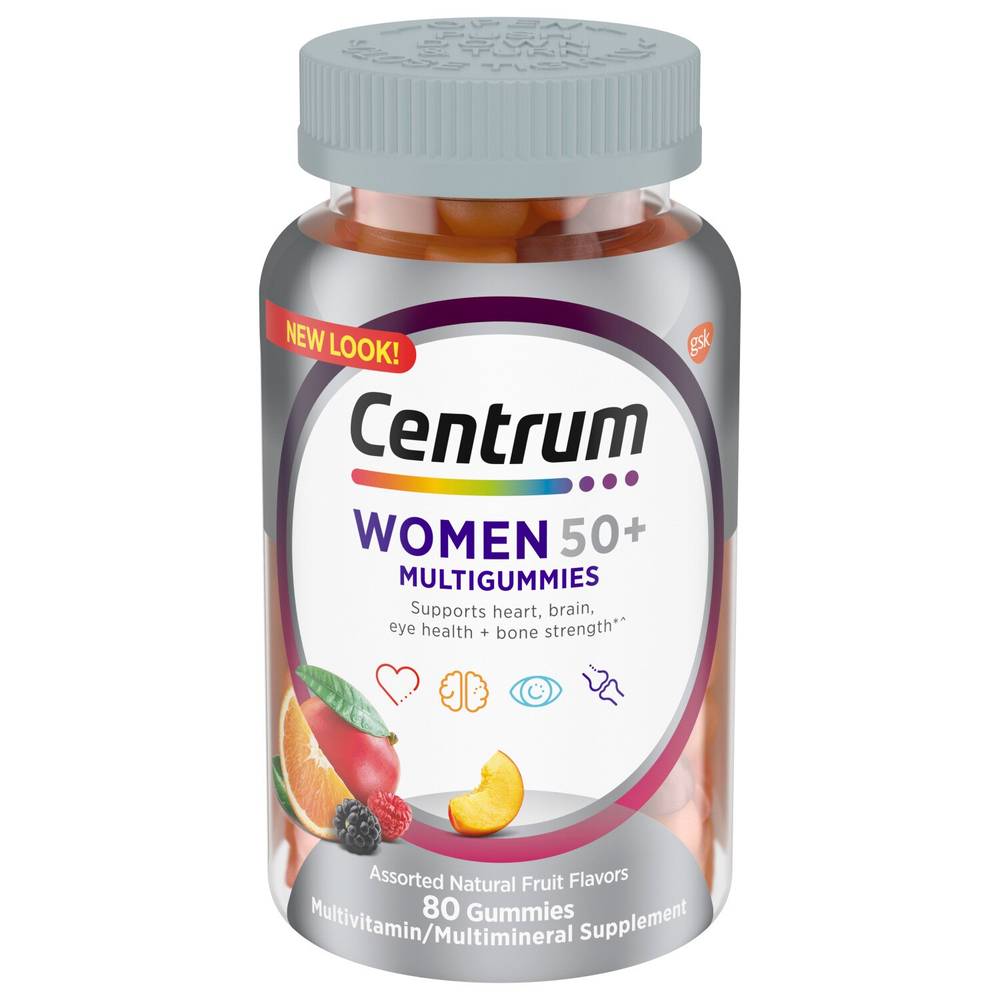 Centrum Multigummies For Women 50+, 80Ct