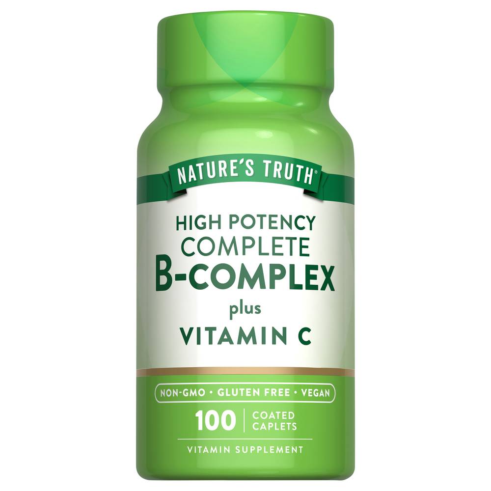 Nature's Truth B Complex Plus Vitamin C High Potency (4.8 oz)