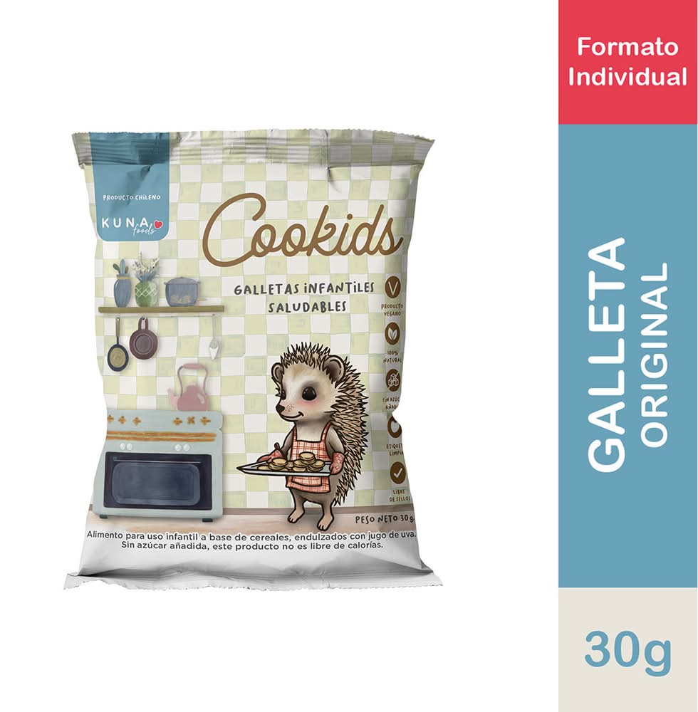 Kuna Foods · Cookids galletas infantiles saludables (30 g)