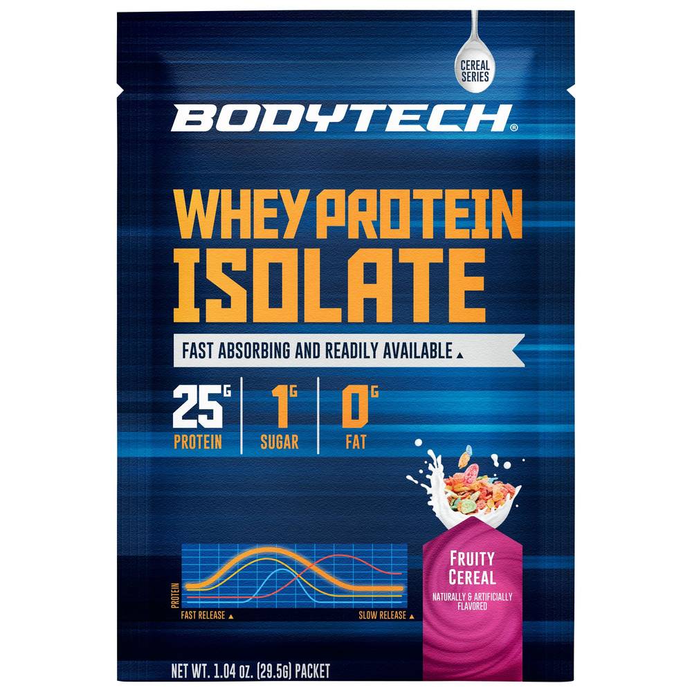 Bodytech Whey Protein Isolate Drink (1.04 oz) (fruity cereal)