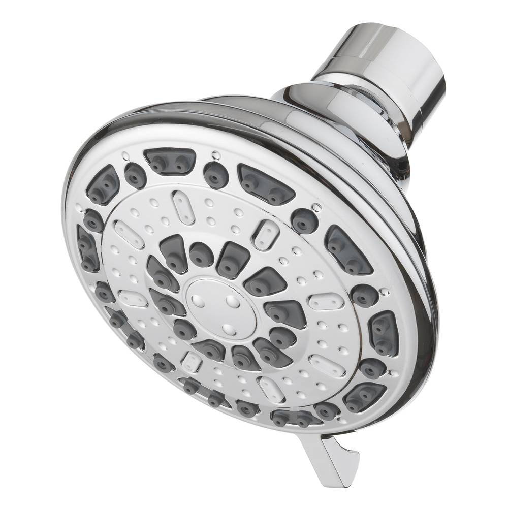 Project Source Chrome 3-in Round Fixed Shower Head 1.8-GPM (6.8-LPM) | 3073-01318-PSCH