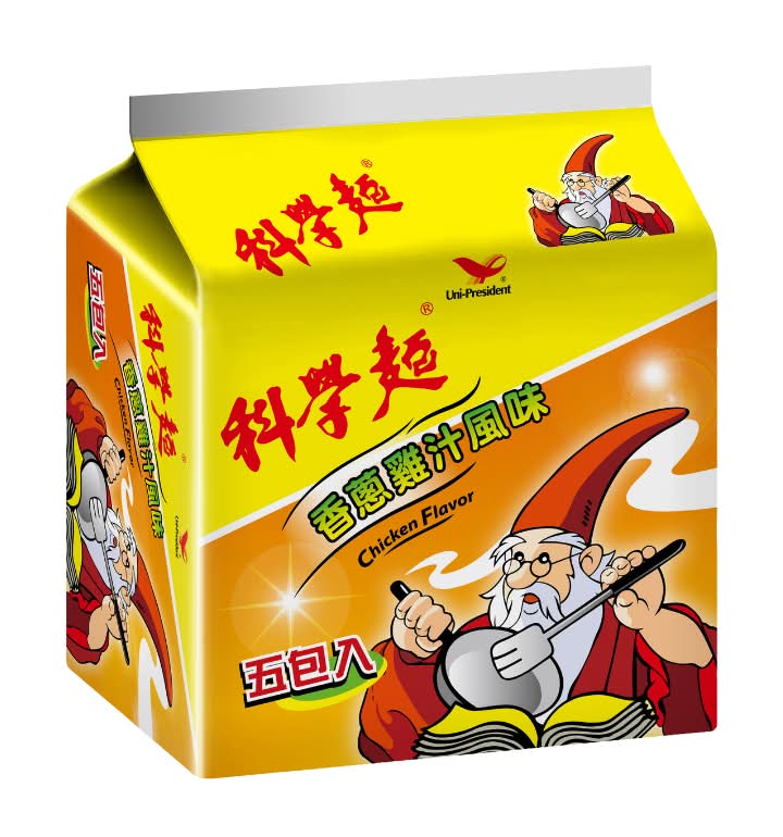 科學麵香蔥雞汁風味40gx5 <40g克 x 1 x 5Bag包>
