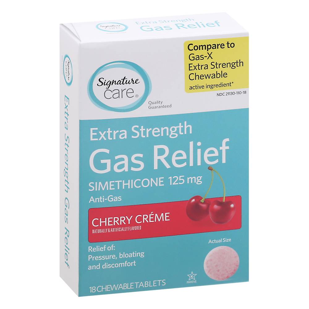 Signature Care Extra Strength Gas Relief Simethicone 125 mg (0.6 oz)