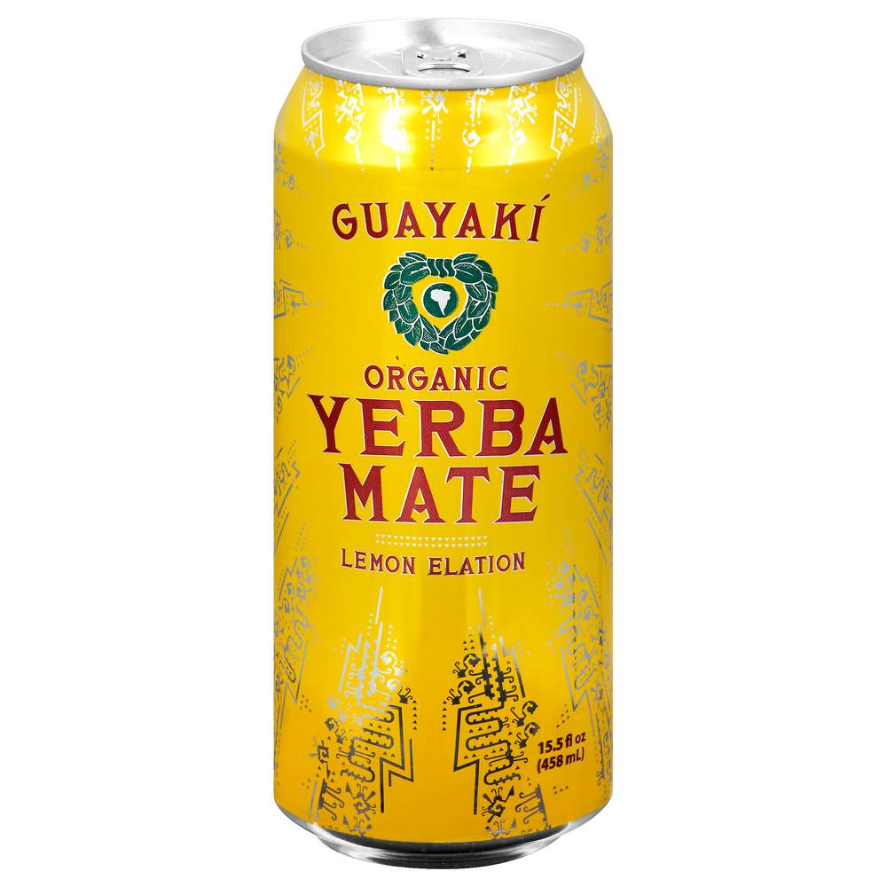 Guayaki Elation Yerba Mate, Organic Lemon (15.5 fl oz)