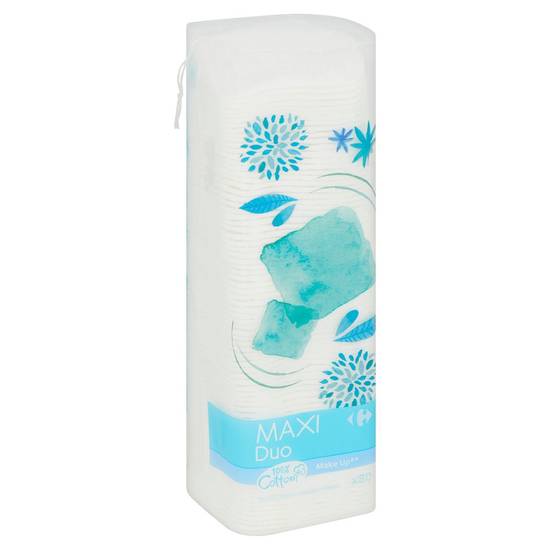 Carrefour Maxi Duo Carrés à Démaquiller 80 Pièces