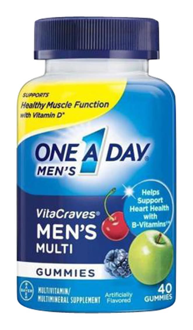 One A Day Vitacraves Multivitamin Gummies, Men (40 ct)