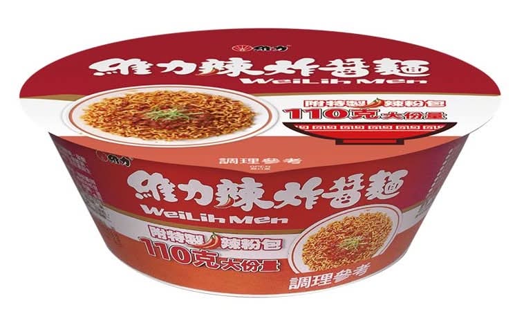 維力辣炸醬麵重量碗