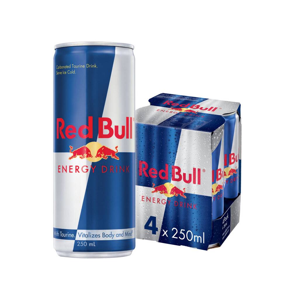 Red Bull Energy Drink (4 x 250mL)