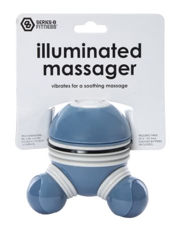 Series-8 Fitness™ Illuminated Vibrating Massager Blue