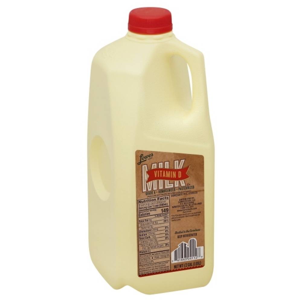 Lowes Foods Whole Milk (4 lbs)