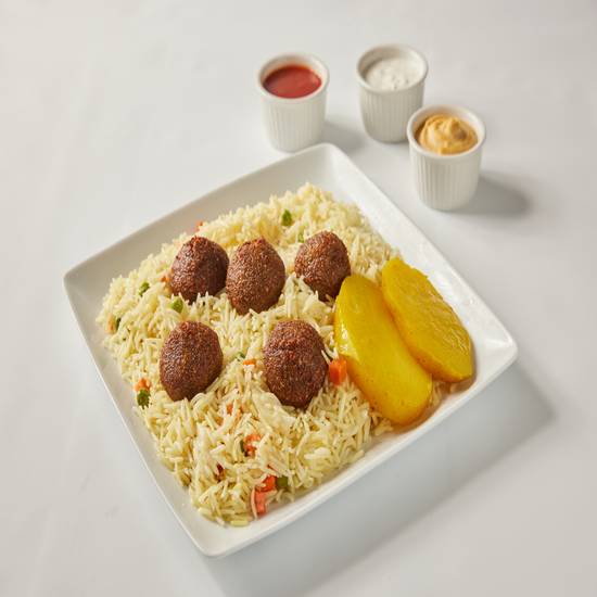 Falafel on the Rice