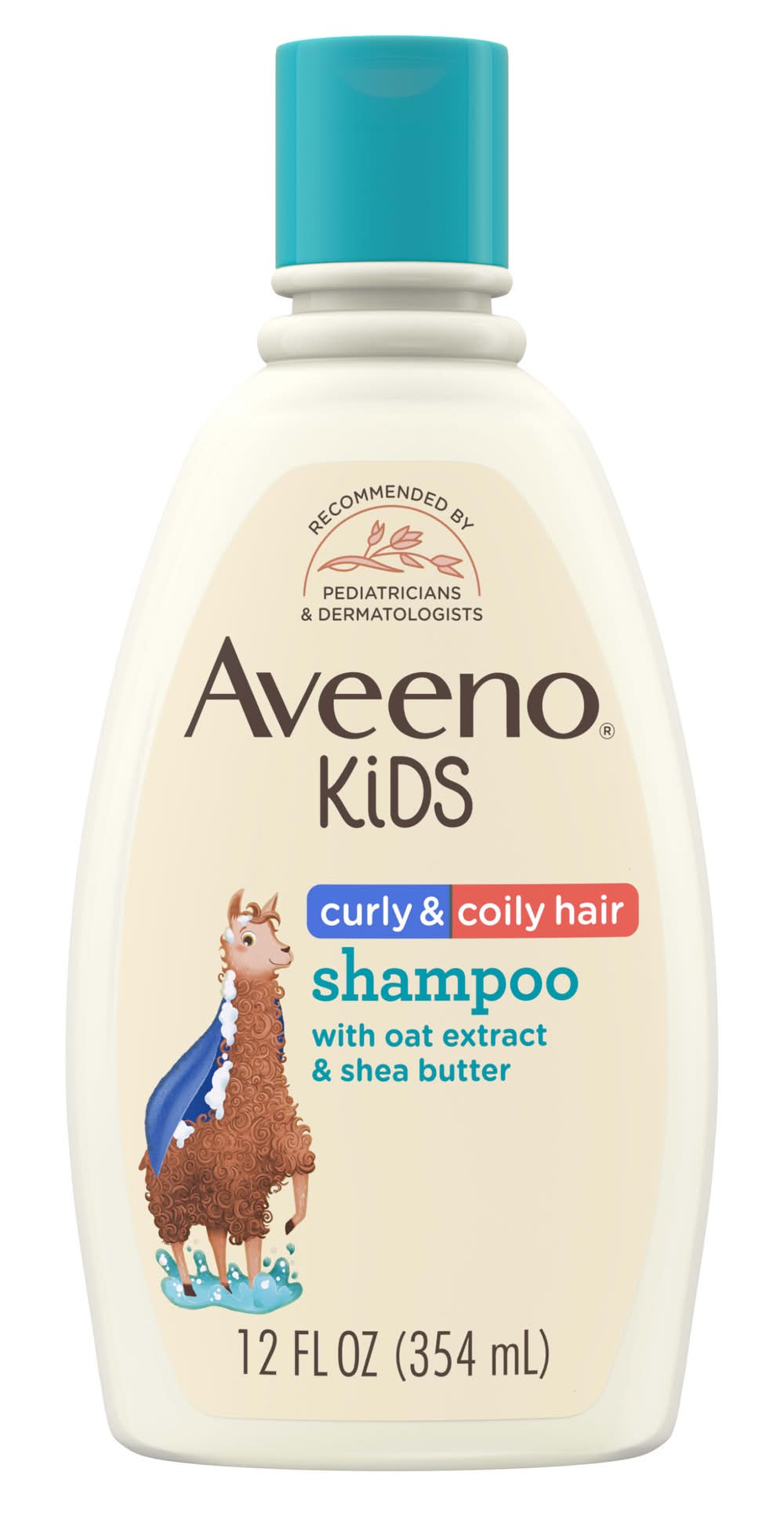 Aveeno Oat Extract & Shea Butter Kids Curly Hair Shampoo (12 fl oz)