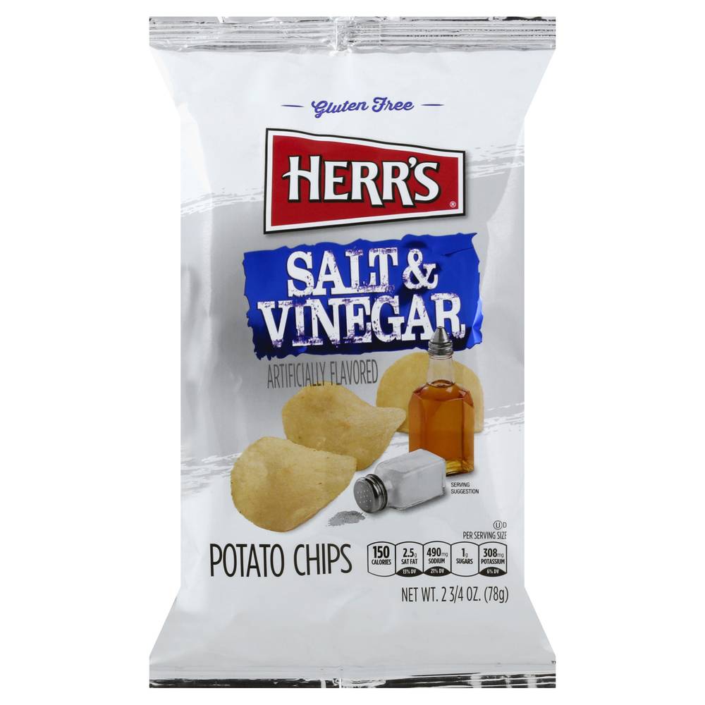 Herr's Potato Chips (salt - vinegar)