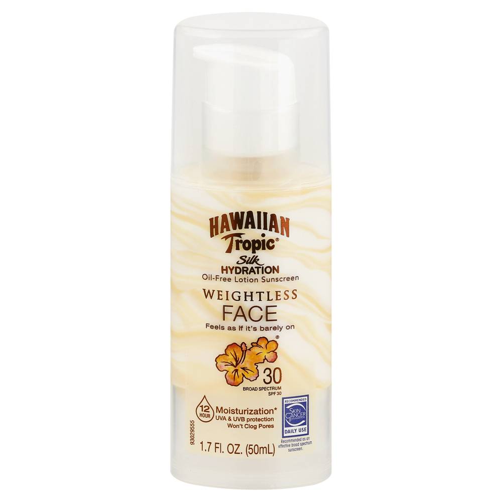 Hawaiian Tropic Silk Hydration Face Spf 30 Sunscreen (1.7 fl oz)