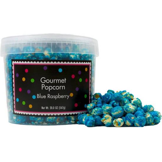 Blue Raspberry Gourmet Popcorn Tub, 20oz