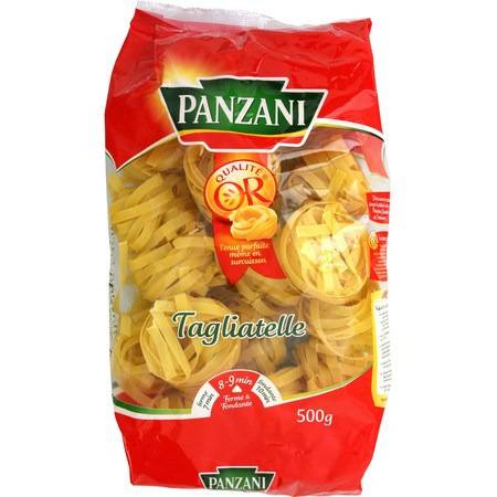 Pâtes tagliatelle PANZANI - le paquet de 500 g
