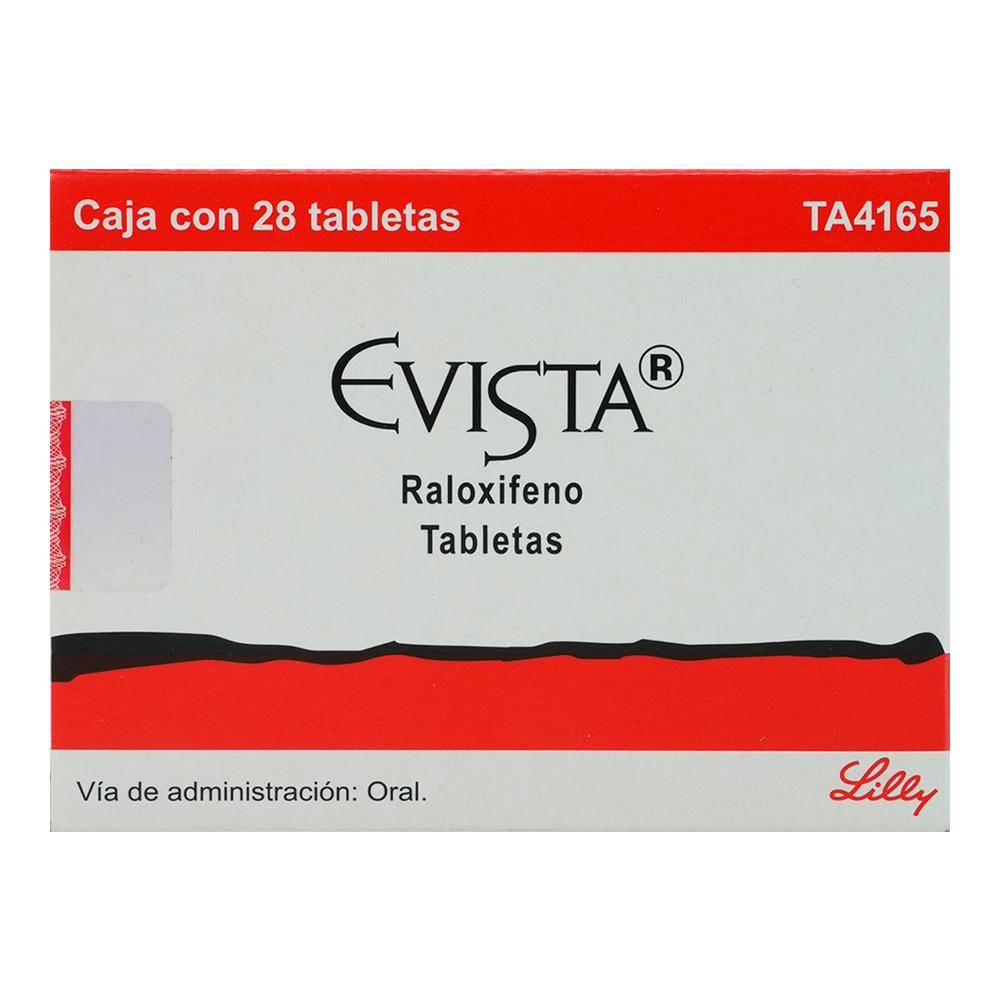 Lilly evista raloxifeno tabletas 60 mg (28 piezas)