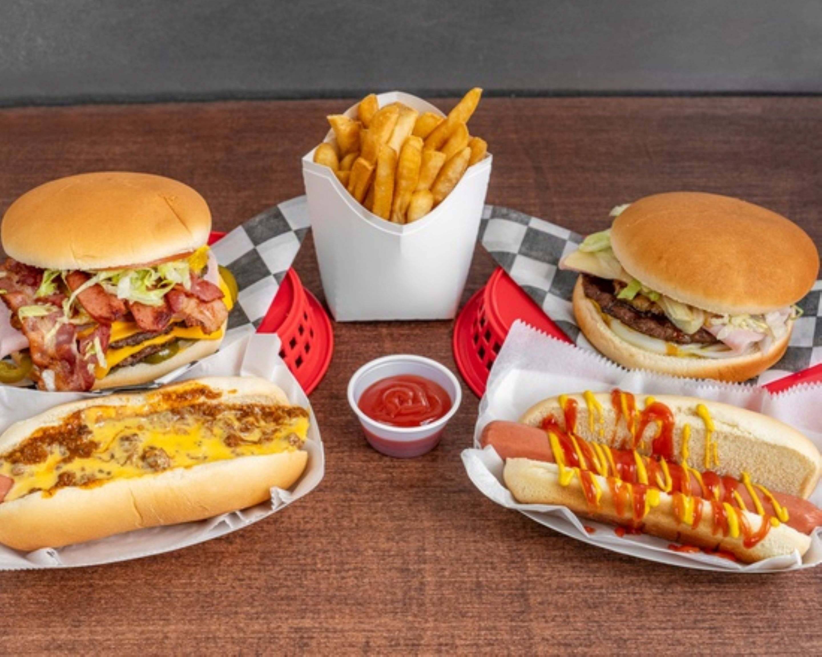 Spicy Papa Burger®️ Combo with Onion Rings