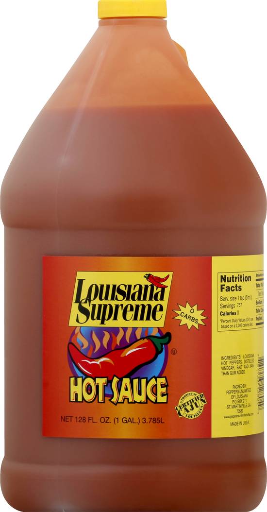 Louisiana Supreme - Louisiana Supreme, Hot Sauce (128 oz)