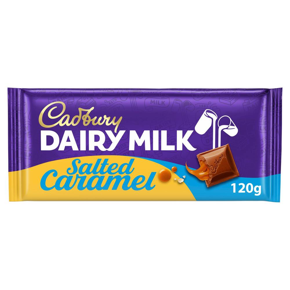 SAVE £0.55 Cadbury Dairy Milk Salted Caramel 120g