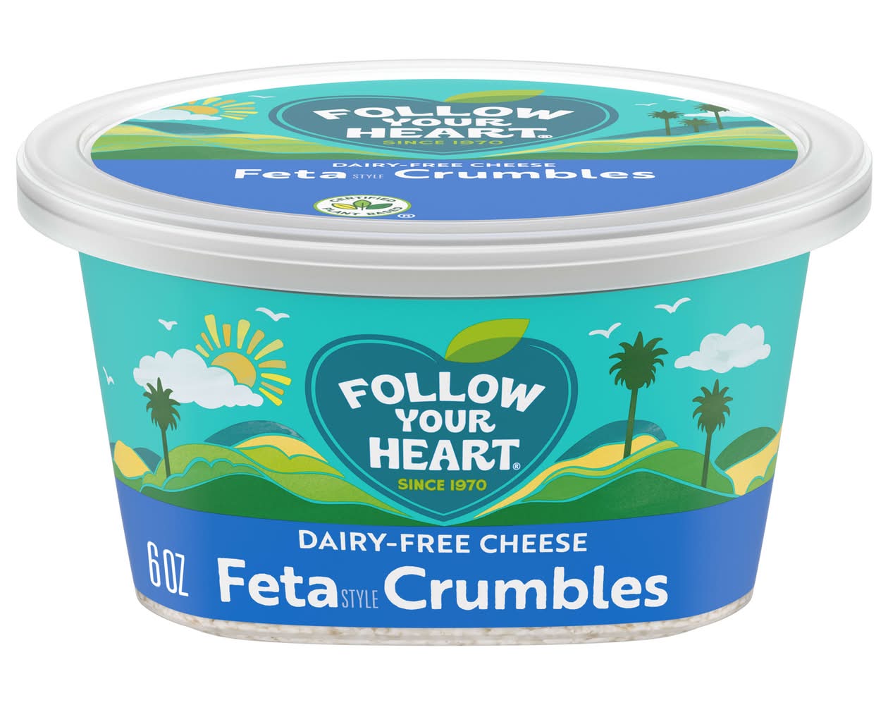 Follow Your Heart Dairy Free Feta Style Cheese Crumbles (6 oz)