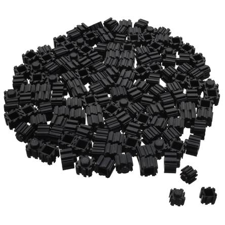 Block 3d fino 9x11mm - negro ((aprox 150pz))