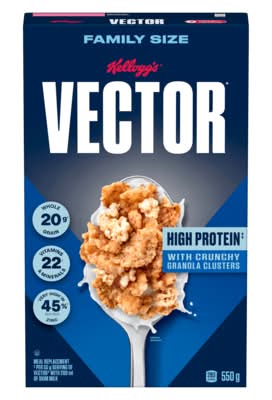 Vector céréales de remplacement de repas riches en protéines - high protein meal replacement cereals