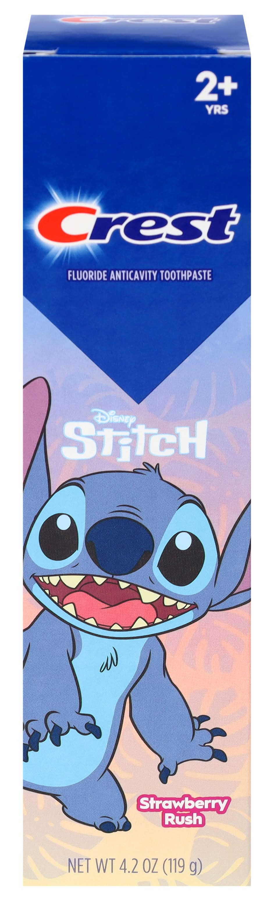 Crest Toddlers Disney Stitch Toothpaste 2+ Years, Strawberry Rush (4.2 oz)