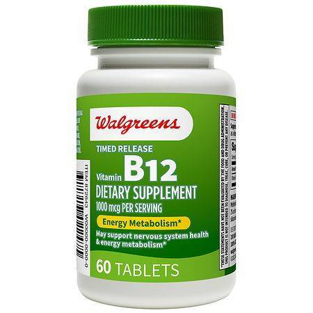 Walgreens Vitamin B12 1000 Mcg Tablets(60 Ct)