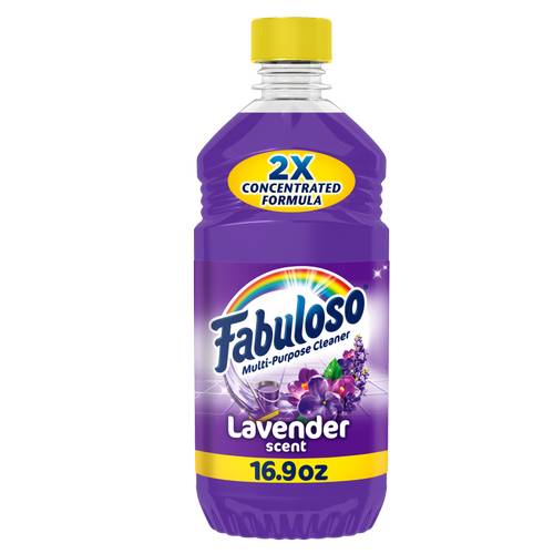 Fabuloso Multi-Purpose Cleaner 2X Concentrated Formula Lavender Scent 16.9 fl oz