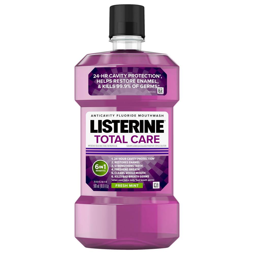 Listerine Total Care Fresh Mint Anticavity Fluoride Mouthwash (16.9 fl oz)