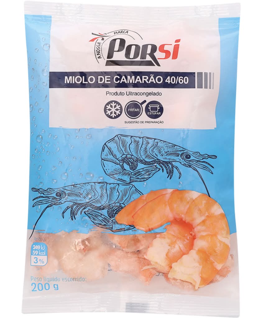 PorSi - Miolo Camarão 40/60 200g