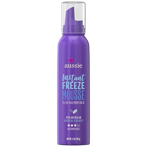 Aussie Instant Freeze Hair Mousse 24 Hour Hold - 6.0 oz