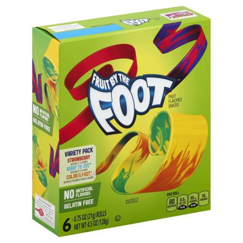 Fruit by the Foot Variety pack Fruit Flavored Snacks (4.5 oz)