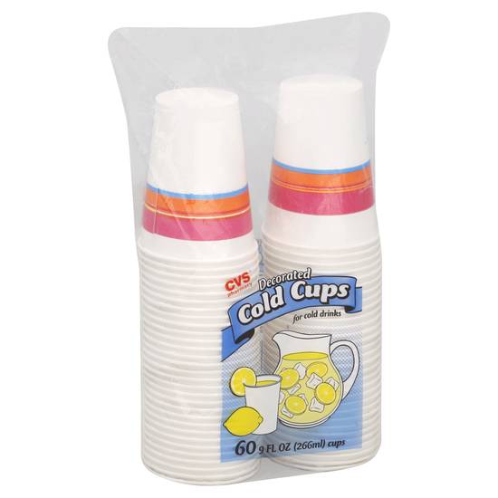Cvs Pharmacy Cold Cups (white-red-orange-sky blue-pink)