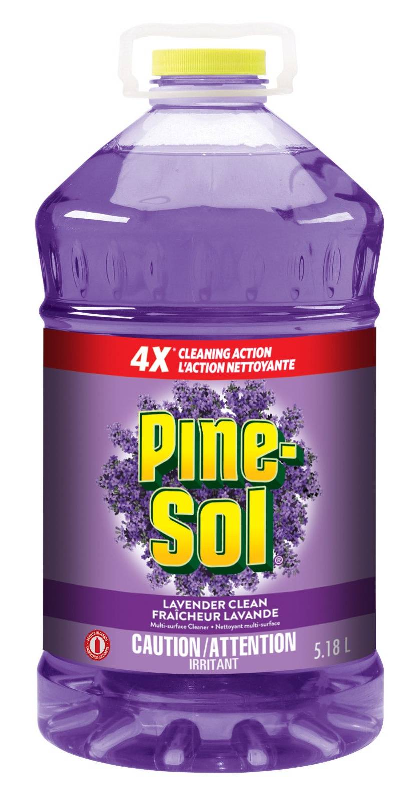 Pine-Sol - Nettoyant Multi-Surface Au Parfum De Fraîcheur Lavande, 5.18 L / Pine-Sol Multi-Surface Cleaner And Deodorizer, Lavender Clean, Splash-Less Formula, 5.18 L