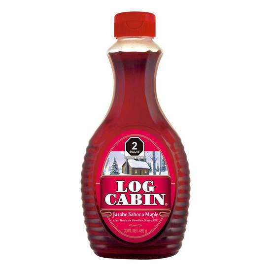 Log cabin jarabe sabor maple (botella 469 ml)