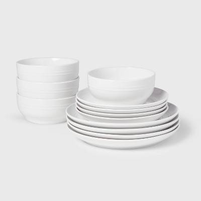 Threshold Stoneware Westfield Dinnerware Set, White