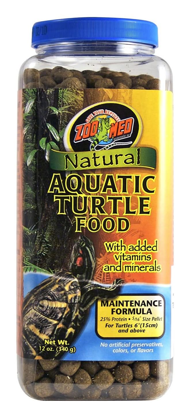 Zoo Med Natural Aquatic Turtle Food Maintenance Formula, 12 oz