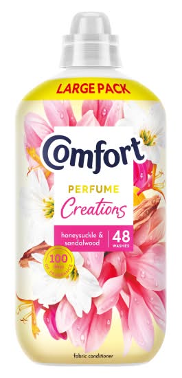 Comfort Honeysuckle & Sandalwood, Creations Fabric Conditioner Large pack (1.44L)