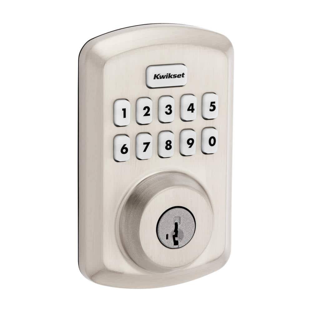 Kwikset Powerbolt 250 Transitional Satin Nickel Keypad Electronic Lock