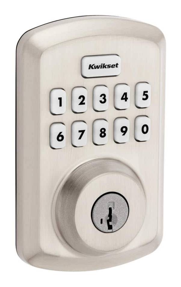 Kwikset Powerbolt 250 Transitional Satin Nickel Keypad Electronic Lock